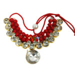 Unique Red Pearl Stone Necklash For God