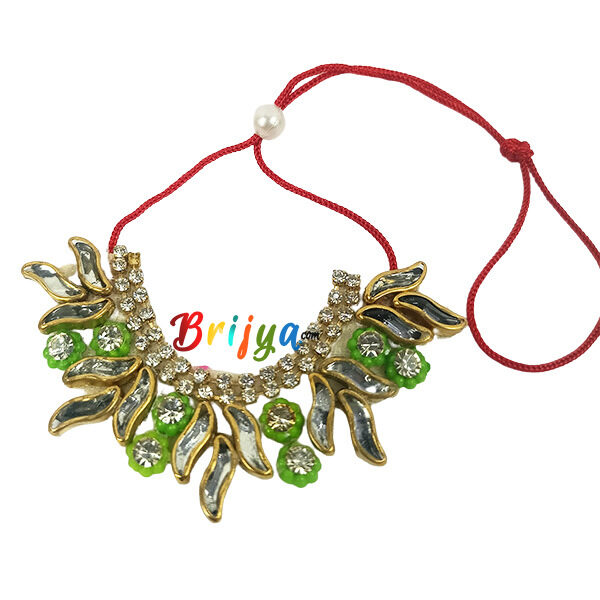 Handmade Unique Parrot Green Necklash For God