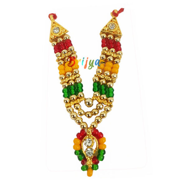Beautiful Multi Colour Pote Pearl Mala For God