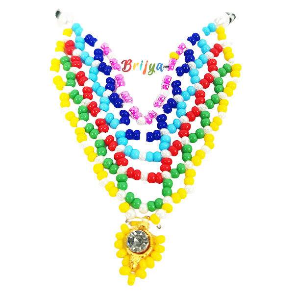 Red Multi Pot Moti Mala For God