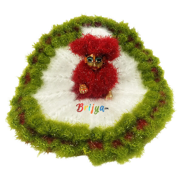 Green White Shining Woolen Phosak For Gopala (4-5) No