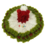Green White Shining Woolen Phosak For Gopala (4-5) No