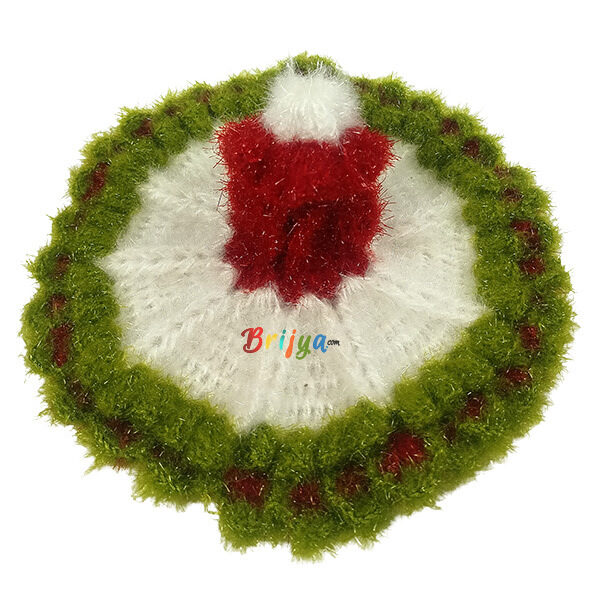 Green White Shining Woolen Phosak For Gopala (4-5) No