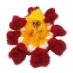 Maroon Yellow Shining Woolen Phosak For Gopala (4-5) no