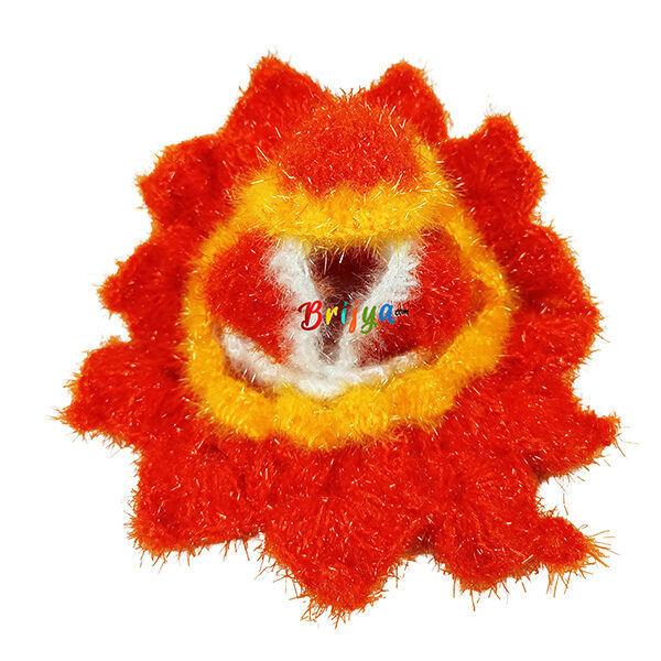 Orange Multi Shining Woolen Phosak For Gopala (4-5) no