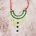 Unique Parrot Green Pearl Stone Necklace For God