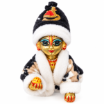 Golden Gopal Idol in Winter Attire