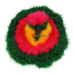 Beautiful Yellow Green Shining Woolen Phosak For Gopala