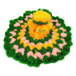 Yellow Multi Shining Woolen Phosak For Laddu Gopal Ji (7-8-9) No