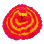 Pink Yellow Multi Shining Woolen Poshak For Laddu Gopal Ji(6-7) no
