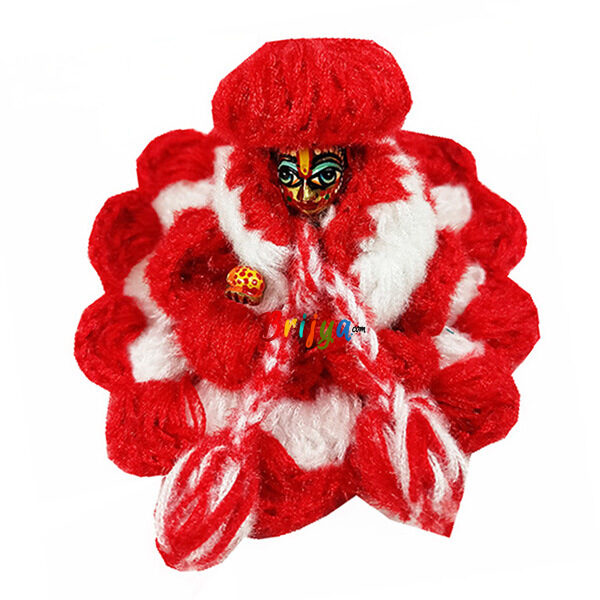 Red White 2 Woolen Dress For Bal Gopal (1-2) no