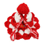 Red White 2 Woolen Dress For Bal Gopal (1-2) no