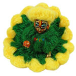 Yellow Green Woolen Dress For Bal Gopal (1-2) no