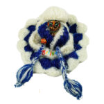 Blue White Woolen Dress For Bal Gopal Ji (1-2) no