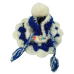 Blue White Woolen Dress For Bal Gopal Ji (1-2) no
