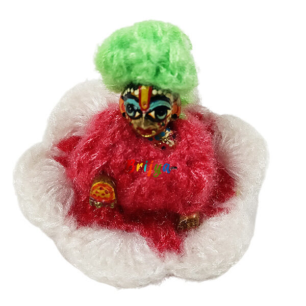 Peach Gajri Woolen Dress For Bal Gopal (1-2) no