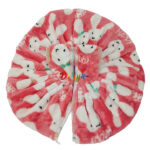 Owsum Print Feather Pink Woolen Phosak For Bal Gopal Ji