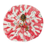 Owsum Print Feather Pink Woolen Phosak For Bal Gopal Ji