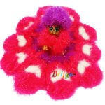 Beautiful Pink Purple Shining Woolen Dress For Gopal Ji