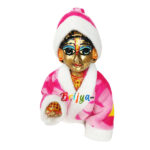 Pink Printed Warm Topi Night Suit For Gopal Ji