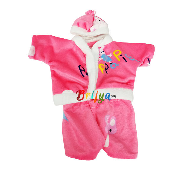 Gajri Printed Warm Topi Night Suit For Gopal Ji