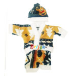 Black Badami Warm Topi Night Suit For Laddu Gopal Ji