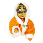 Orange Winter Monkey Suit For Ladoo Gopal Ji