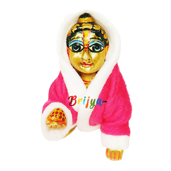 Magenta Winter Monkey Suit For Ladoo Gopal Ji