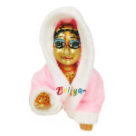 Pink Winter Monkey Suit For Ladoo Gopal Ji