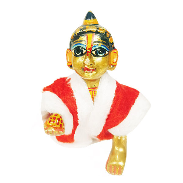 Red Far Nikr Suit For Bal Gopal Ji