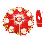 Beautiful Santa Christmas dress for laddu gopal Ji