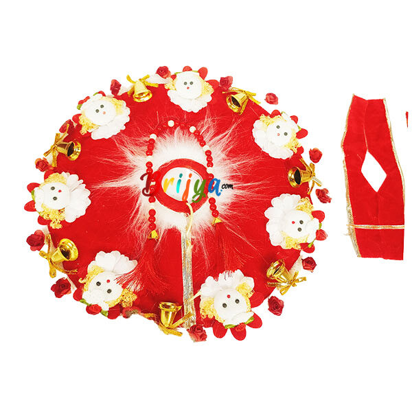 Beautiful Santa Christmas dress for laddu gopal Ji