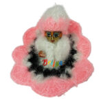 Pink White 1 Shining Woolen Dress For Bal Gopal Ji