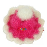 Magenta White Shining Woolen Dress For Bal Gopal Ji