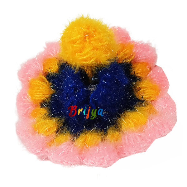 Blue Shining Woolen Dress For Bal Gopal Ji