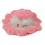 Pink White 2 Shining Woolen Dress For Bal Gopal Ji