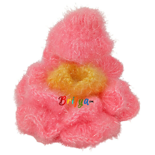 Yellow Shining Woolen Dress For Bal Gopal Ji