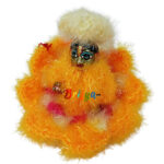 Pink Yellow Shining Woolen Dress For Bal Gopal Ji