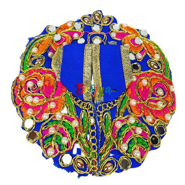 Blue pearl kalabattu work dress for Laddoo