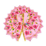 Pink net resham embroidery Laddoo gopal dress