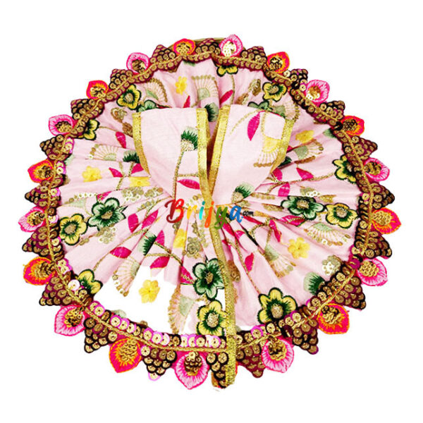 Pink heavy Sitara resham embroidery