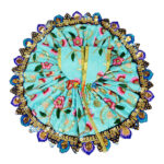 Skyblue heavy Sitara resham embroidery