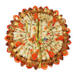 Orange Heavy sitara lace ladddu gopal poshak