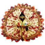 Mehroon Heavy sitara lace ladddu gopal poshak