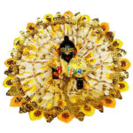 Yellow Heavy sitara lace ladddu gopal poshak