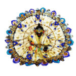 Blue Heavy sitara lace ladddu gopal poshak