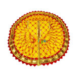 Yellow thread embroidery gopal dress