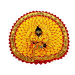 Yellow thread embroidery gopal dress