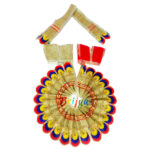 Red Glitter Fabric Resham Work Disigner Dress For Gopal Ji