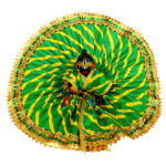 Green cotton Lehariya Poshak For Gopala